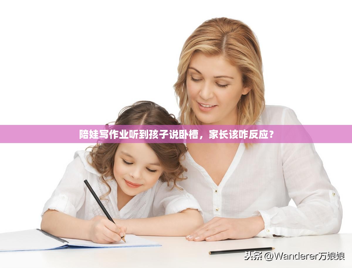 陪娃写作业听到孩子说卧槽，家长该咋反应？