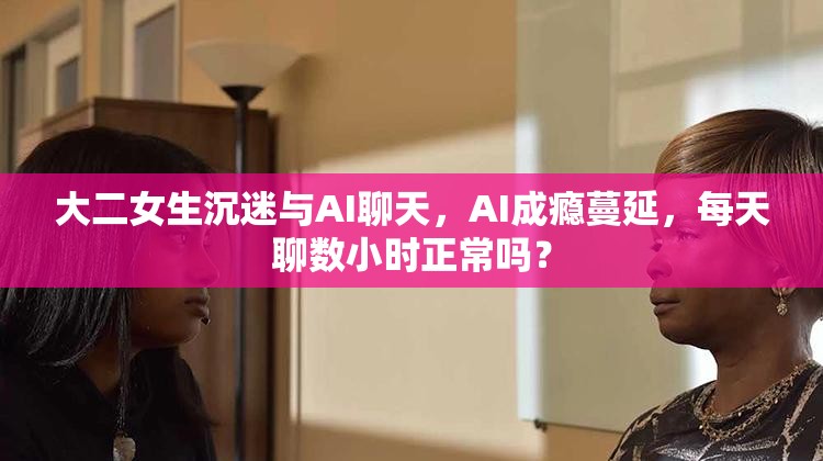 大二女生沉迷与AI聊天，AI成瘾蔓延，每天聊数小时正常吗？